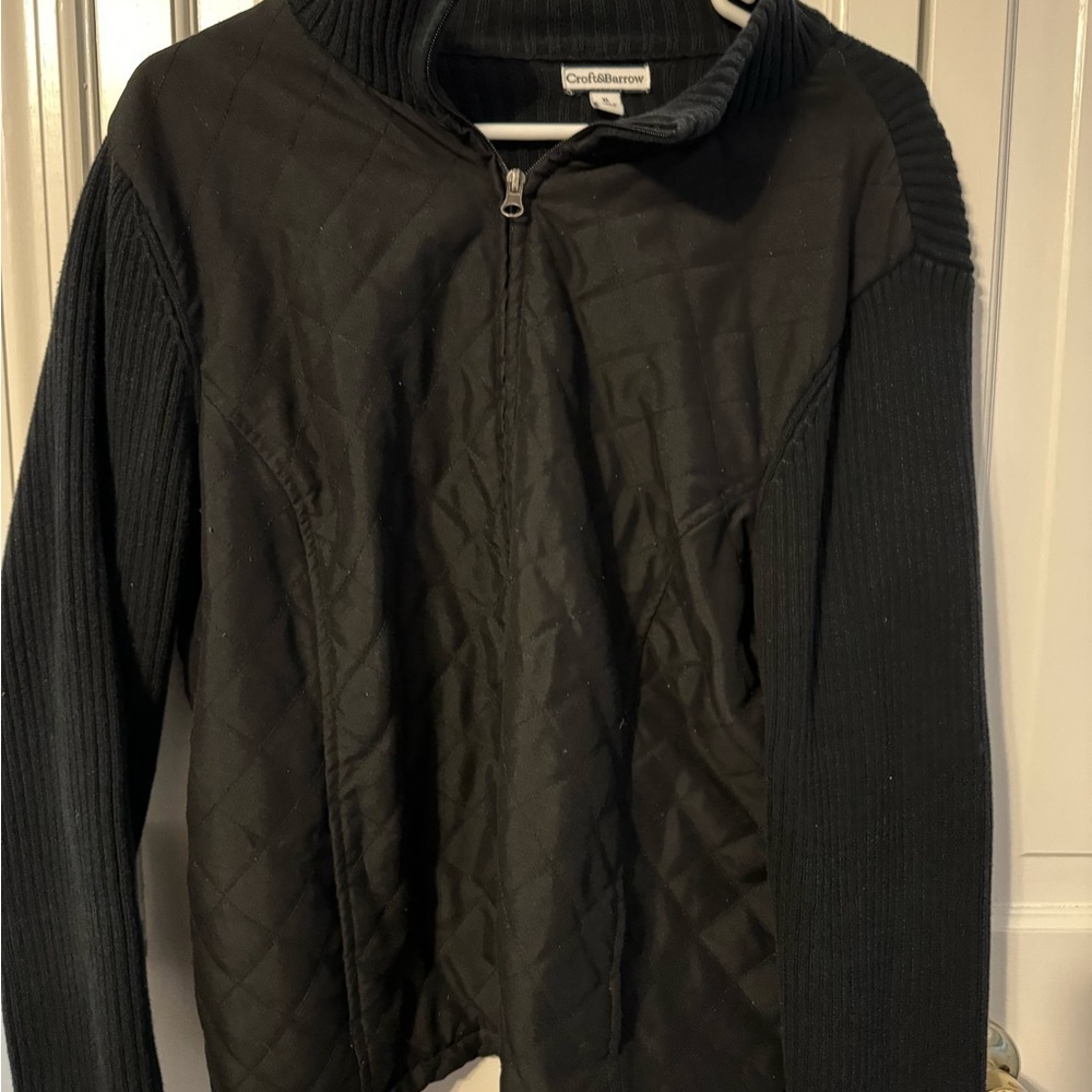 Croft & Barrow Zip up jacket. Mock collar. Light.‎ XL - Picture 15 of 15
